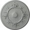 Ekena Millwork Flower Ceiling Medallion (Fits Canopies up to 3 7/8"), 27"OD x 1 1/8"P, Primed White CM27FL - alternate 1